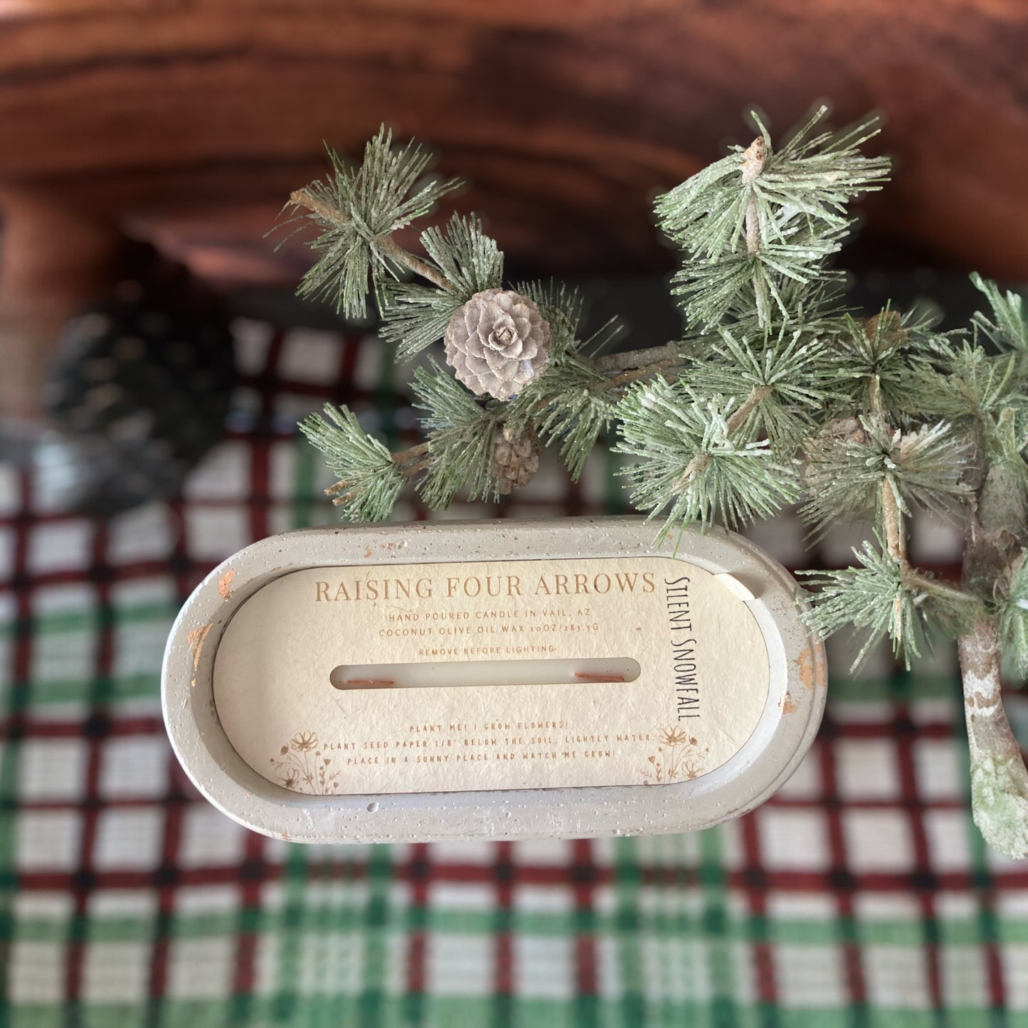 10oz Concrete Silent Snowfall