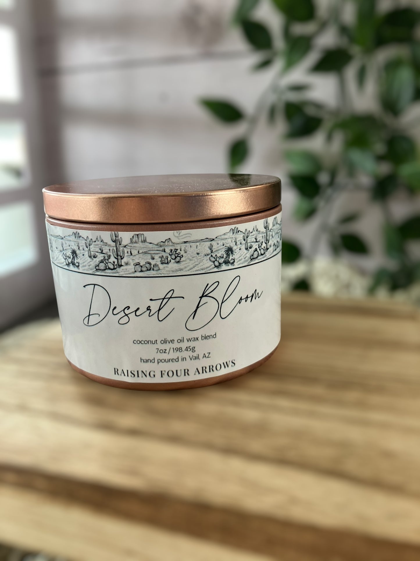 Desert Bloom Candle Tin