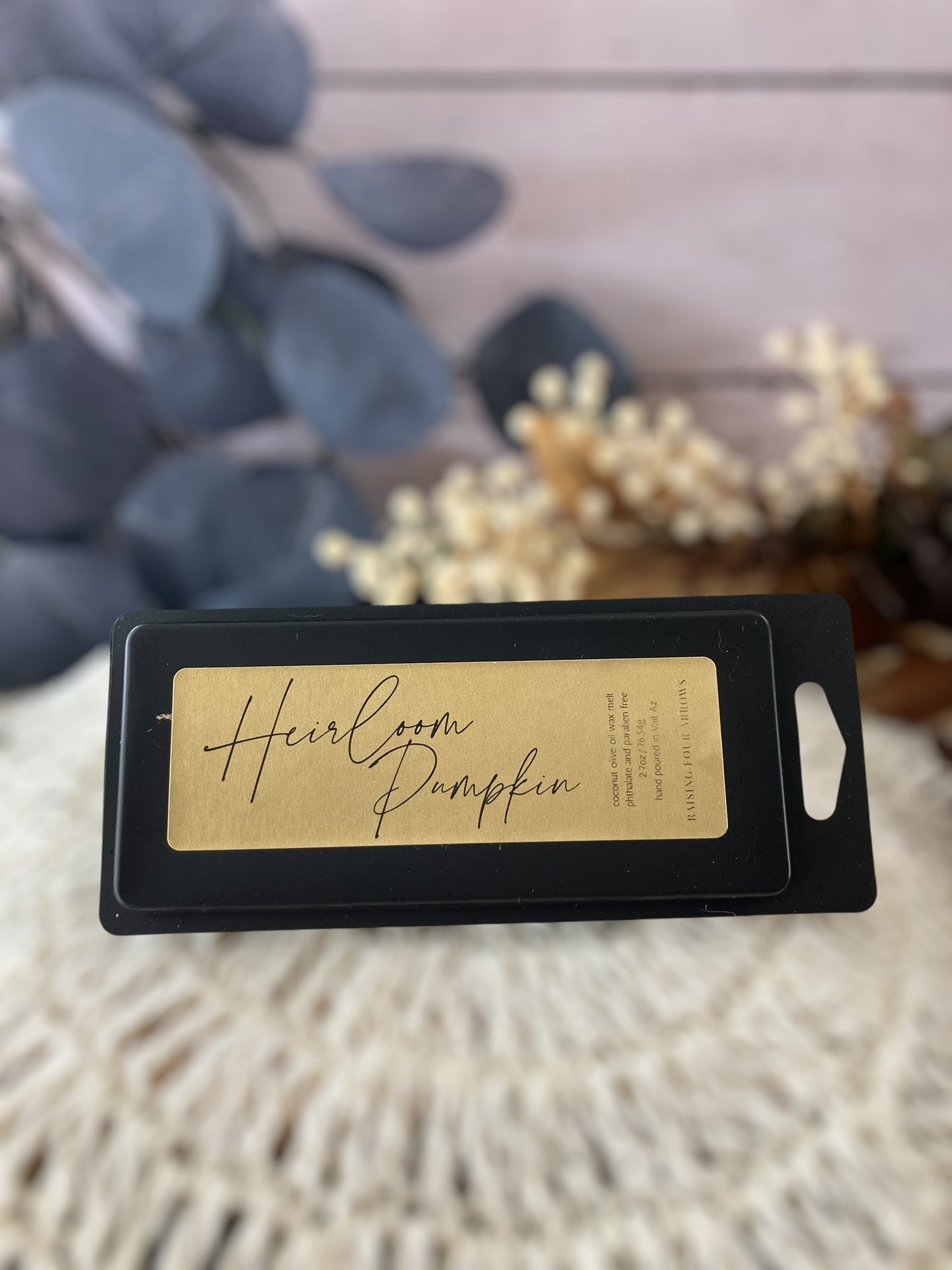 Matte Black Wax Melt Snap Bars