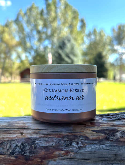 Cinnamon-Kissed Autumn Air Candle Tin