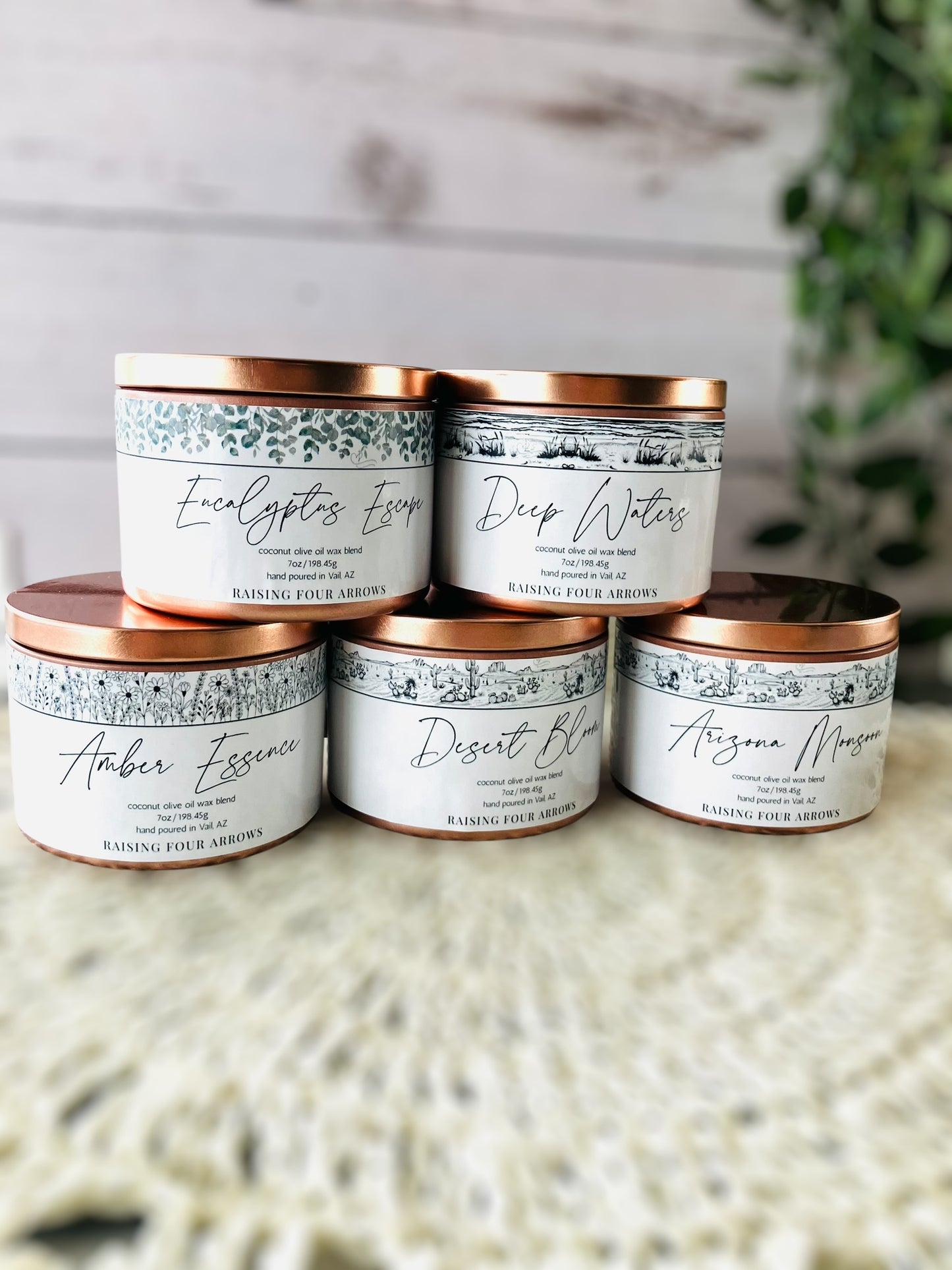 Desert Bloom Candle Tin