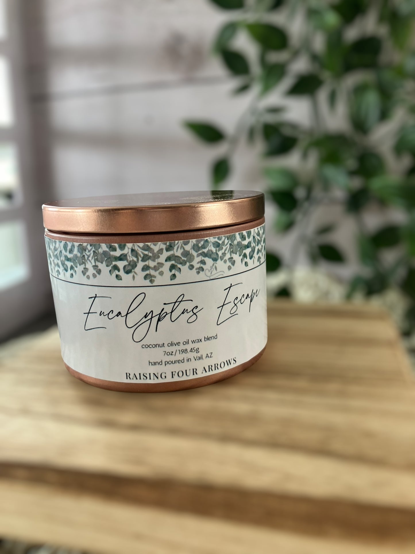 Eucalyptus Escape Candle Tin