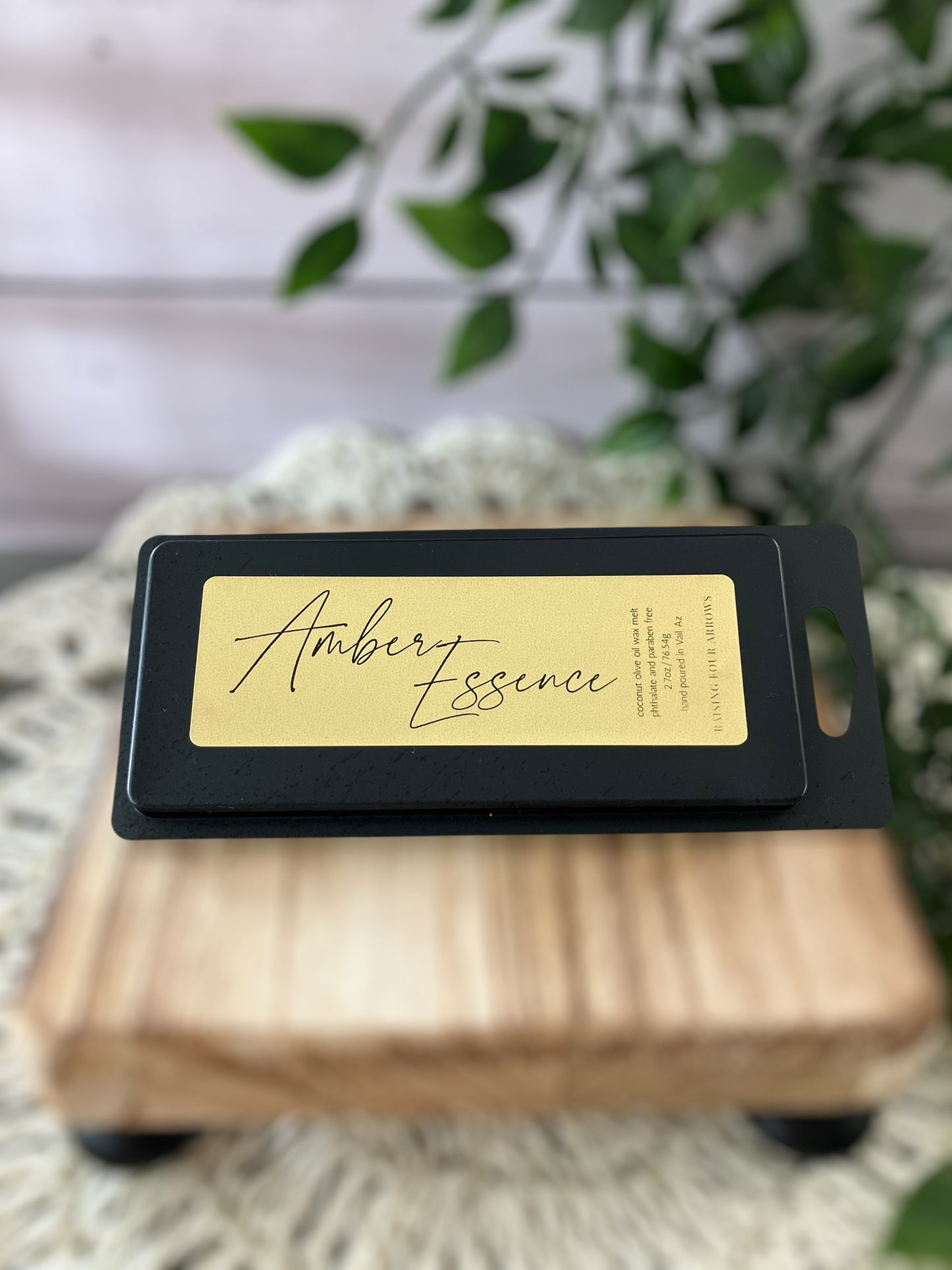 Matte Black Wax Melt Snap Bars