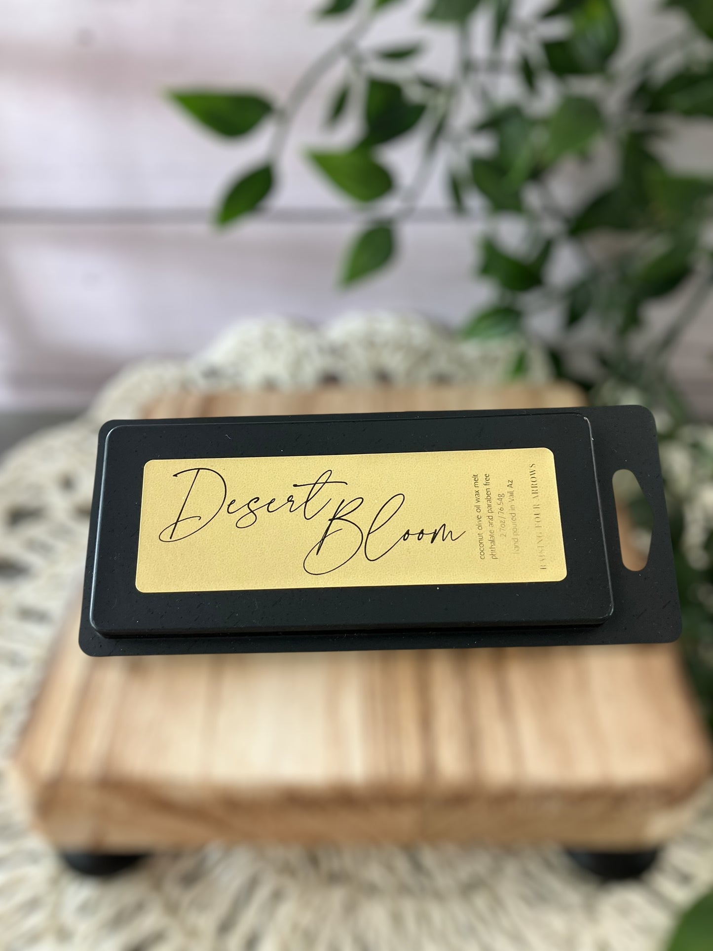 Matte Black Wax Melt Snap Bars