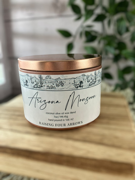 Arizona Monsoon Candle Tin