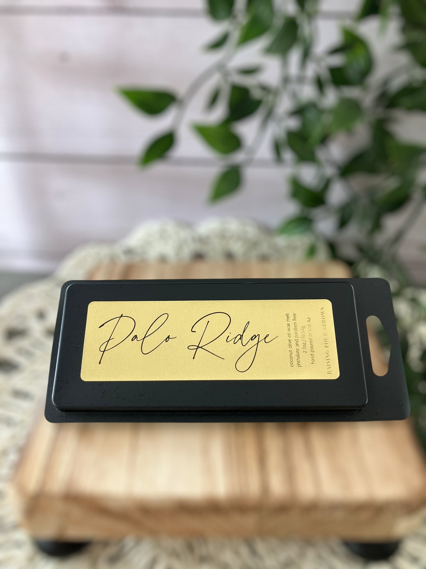 Matte Black Wax Melt Snap Bars