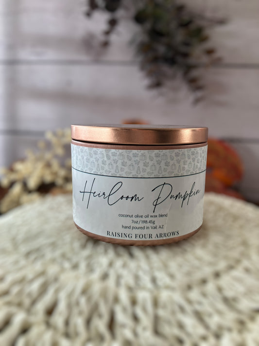 Heirloom Pumpkin Candle Tin