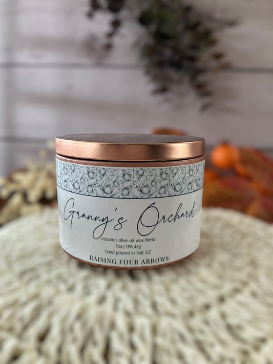 Granny's Orchard Candle Tin